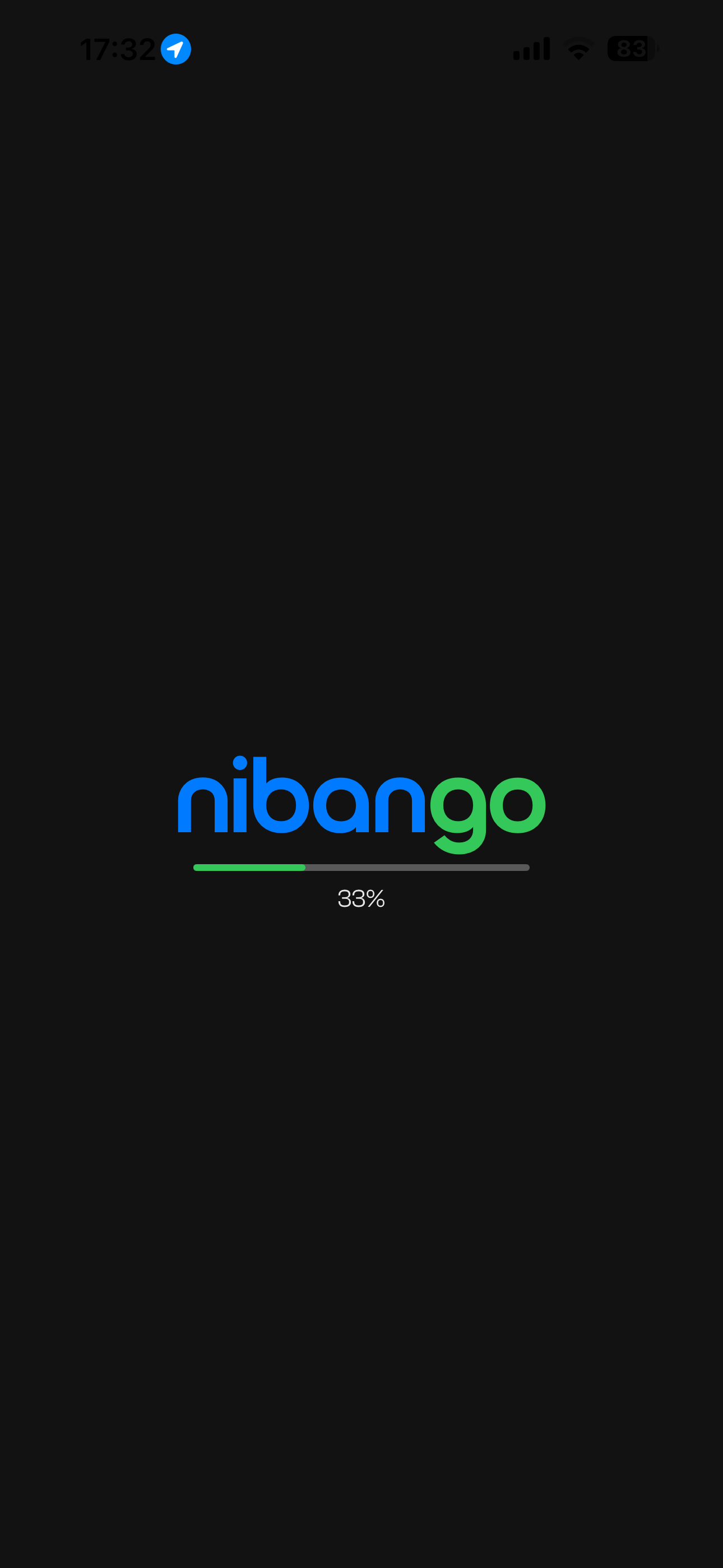nibango splash screen